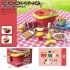 Kids Picnic Basket Food Toy Set Pretend Play Camping Set With Play Food For Boys Girls Birthday Gifts Pizza Picnic Basket