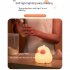 Kids Portable Silicone Night Light Rgb Colorful Dimming Infrared Remote Control Rechargeable Bedside Lamps Patted Light