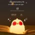 Kids Portable Silicone Night Light Rgb Colorful Dimming Infrared Remote Control Rechargeable Bedside Lamps Patted Light
