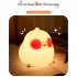 Kids Portable Silicone Night Light Rgb Colorful Dimming Infrared Remote Control Rechargeable Bedside Lamps Patted Light