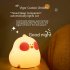 Kids Portable Silicone Night Light Rgb Colorful Dimming Infrared Remote Control Rechargeable Bedside Lamps Patted Light