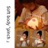 Kids Portable Silicone Night Light Rgb Colorful Dimming Infrared Remote Control Rechargeable Bedside Lamps Patted Light