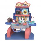 Kids Pretend Play Toy Backpack Doctor Kit Kitchen Playset Makeup Toy Kit Play House Toys