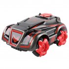 Kids RC Car With Music Light Rechargeable 360 Degree Rotation Drift Stunt Remote Control Car Birthday Gifts For Boys Red