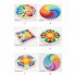 Kids Rainbow Puzzle Building Blocks Wooden Building Bricks Jigsaw Puzzle Early Educational Toys For Kids Gifts C