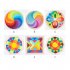 Kids Rainbow Puzzle Building Blocks Wooden Building Bricks Jigsaw Puzzle Early Educational Toys For Kids Gifts C