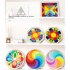 Kids Rainbow Puzzle Building Blocks Wooden Building Bricks Jigsaw Puzzle Early Educational Toys For Kids Gifts C