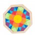 Kids Rainbow Puzzle Building Blocks Wooden Building Bricks Jigsaw Puzzle Early Educational Toys For Kids Gifts D