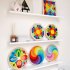 Kids Rainbow Puzzle Building Blocks Wooden Building Bricks Jigsaw Puzzle Early Educational Toys For Kids Gifts D