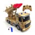 Kids Rc Truck Movable Missile Launcher Vehicle Simulation Turret Rotation Rc Car With Light For Boys Birthday Xmas Gifts QH2904 1D American style lithium batter