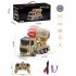 Kids Rc Truck Movable Missile Launcher Vehicle Simulation Turret Rotation Rc Car With Light For Boys Birthday Xmas Gifts QH2904 1D American style lithium batter