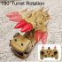 Kids Rc Truck Movable Missile Launcher Vehicle Simulation Turret Rotation Rc Car With Light For Boys Birthday Xmas Gifts QH2904 1D American style lithium batter