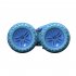 Kids Remote Control Car Toy Double Sided 360 Degree Rotating 4wd Stunt RC Car with Light Blue