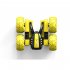 Kids Remote Control Car Toy Double Sided 360 Degree Rotating 4wd Stunt RC Car with Light Yellow