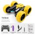 Kids Remote Control Car Toy 360 Degree Rotate Rc Cars Double sided Light Led Display Stunt Drift Car blue