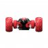 Kids Remote Control Car Toy Double Sided 360 Degree Rotating 4wd Stunt RC Car with Light Red