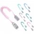 Kids Safety Harness Infant Baby Anti lost Wrist Band Key Lock 360 Degree Rotation Anti lost Rope light green   B 2 meters