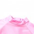 Kids Short Sleeves One piece Swimsuit Cartoon Printing Quick drying Swimwear For 2 7 Years Old Boys Girls pink 2 3years S