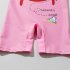 Kids Short Sleeves One piece Swimsuit Cartoon Printing Quick drying Swimwear For 2 7 Years Old Boys Girls blue red crab 6 7years XL