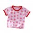 Kids Short Sleeves T shirt Fashion Cute Printing Round Neck Breathable Tops For 1 6 Years Old Boys Girls A12 2 3Y 100cm