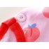 Kids Short Sleeves T shirt Fashion Cute Printing Round Neck Breathable Tops For 1 6 Years Old Boys Girls A22 2 3Y 100cm