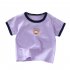 Kids Short Sleeves T shirt Fashion Cute Printing Round Neck Breathable Tops For 1 6 Years Old Boys Girls A22 2 3Y 100cm