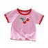 Kids Short Sleeves T shirt Fashion Cute Printing Round Neck Breathable Tops For 1 6 Years Old Boys Girls A10 4 5Y 120cm
