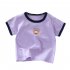 Kids Short Sleeves T shirt Fashion Cute Printing Round Neck Breathable Tops For 1 6 Years Old Boys Girls A14 5 6Y 130cm