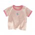 Kids Short Sleeves T shirt Fashion Cute Printing Round Neck Breathable Tops For 1 6 Years Old Boys Girls A11 1 2Y 90cm