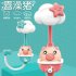 Kids Shower BathToys Cute Baby Faucet Bathing Water Spray Tool Dabbling Toy Red  color box 