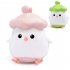 Kids Silicone Chick Night Light Dimmable Eye Protection USB Rechargeable Nightlights Birthday Xmas Gifts For Boys Girls green