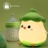 Kids Silicone Chick Night Light Dimmable Eye Protection USB Rechargeable Nightlights Birthday Xmas Gifts For Boys Girls green