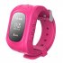 Kids Smart Watch Girls Boys Digital Watch with Anti Lost SOS Button GPS Tracker Smartwatch  Pink