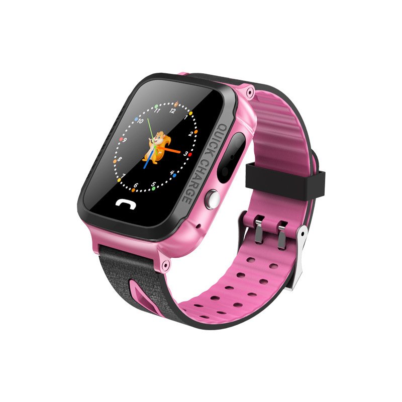 pink waterproof watch