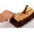 Kids Stretchable Floor Cleaning Tools Mop Broom Dustpan Play house Toys Gift  Orange pink broom   dustpan set
