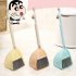 Kids Stretchable Floor Cleaning Tools Mop Broom Dustpan Play house Toys Gift  Brown mop