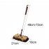 Kids Stretchable Floor Cleaning Tools Mop Broom Dustpan Play house Toys Gift  Green mop