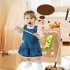 Kids Stretchable Floor Cleaning Tools Mop Broom Dustpan Play house Toys Gift  Green mop