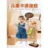 Kids Stretchable Floor Cleaning Tools Mop Broom Dustpan Play house Toys Gift  Green mop