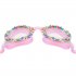 Kids Swimming Glasses Silicone Waterproof Anti fog Eyes Protection Goggles Pink