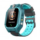 Kids Temperature Detection Smart Bracelet 1.44 Inches Color Touch Screen 400mah Remote Monitoring Intercom Watch blue