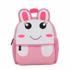 Kids Toddler Backpack Cartoon Animal Cute Neoprene School Bag For Kindergarten Preschool Boys Girls Gifts rabbit