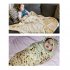 Kids Tortilla Pattern Blanket for Home Baby Swaddling Outdoor Picnic Mat