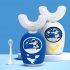 Kids U Shaped Electric Toothbrush  Toothbrush Kids With 3 Modes  Easy Operation Cartoon Astronaut 360 Degree Cleaning IPX7 Waterproof Design For 2 13 Years Kids