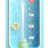 Kids Water Toys Summer Cartoon Train Shaped Pull Type Water Spray Toys For Outdoor Swimming Pool Beach blue