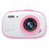 Kids Waterproof Digital Camera Mini Child Camcorder for Kids Support MP3  MP4 with 2 0 Inch HD IPS Screen Pink