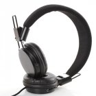 Kids Wired Ear Headphones Stylish Headband Earphones for iPad Tablet  black