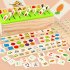 Kids Wooden Knowledge Classification Box Shape Matching Number Cognitive Early Educational Toys For Boys Girls As shown