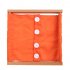 Kids Wooden Montessori Toys Toddler Practical Life Buttons Dressing Frame for Education Learnning Supplies Tools Large button dressing orange 