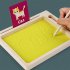 Kids Wooden Sand Tray With Wood Pen DIY Sand Writing Painting Set Early Educational Toys Gifts For Boys Girls Sand Painting